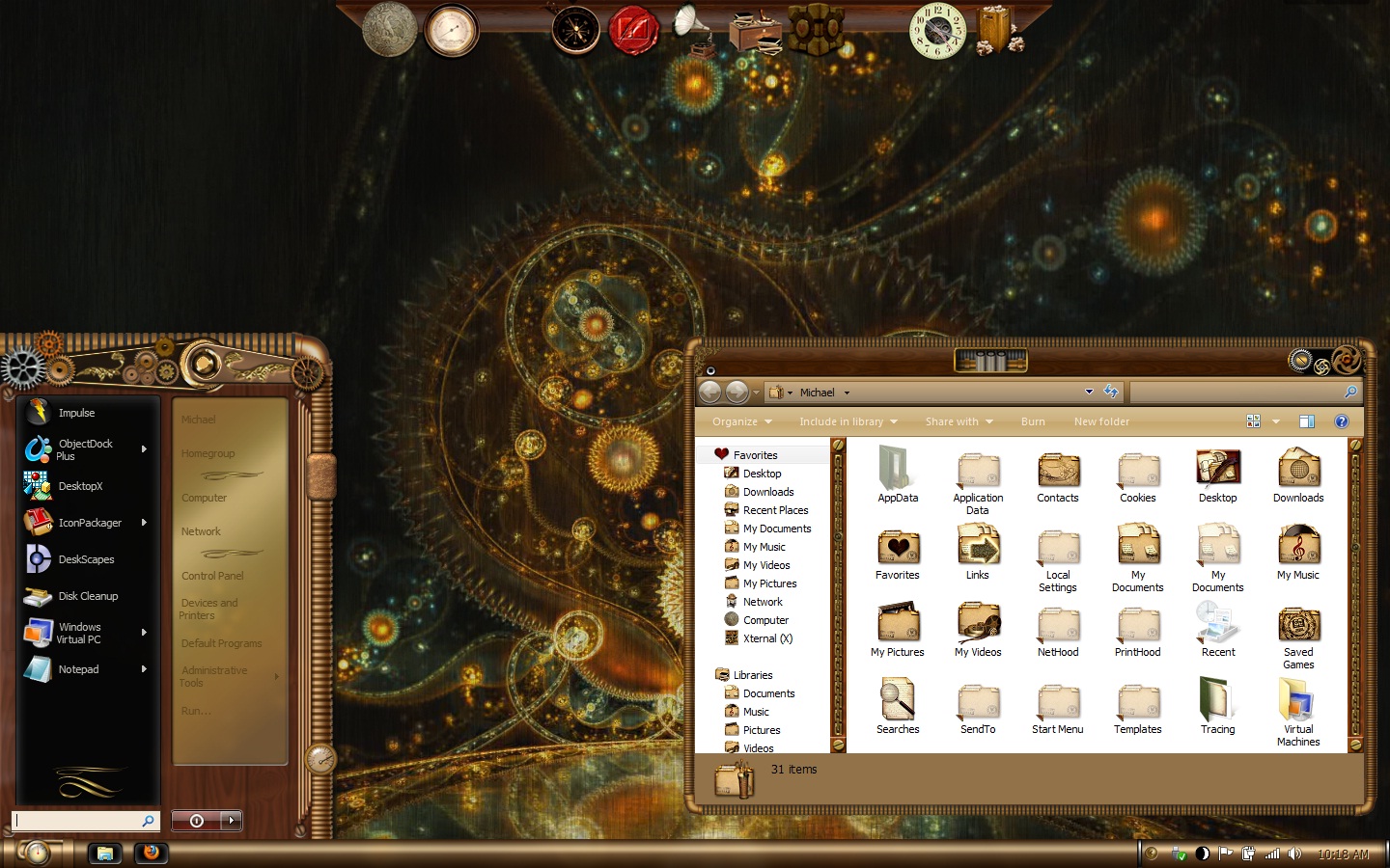Current Desktop